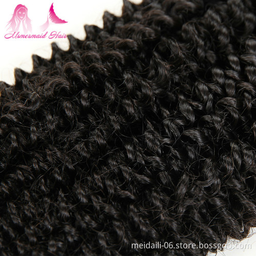 wholesale price virgin remy human hair mongolian kinky curly braiding hair
